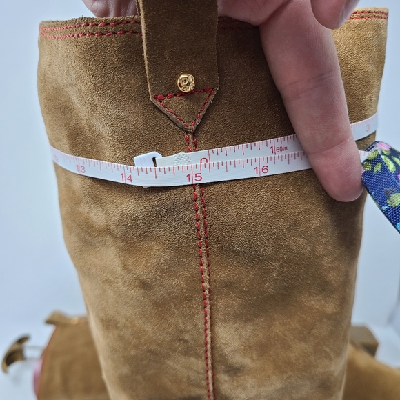 Kate Spade Chestnut Brown Suede Women's Tall Boots - Picture 8 of 11